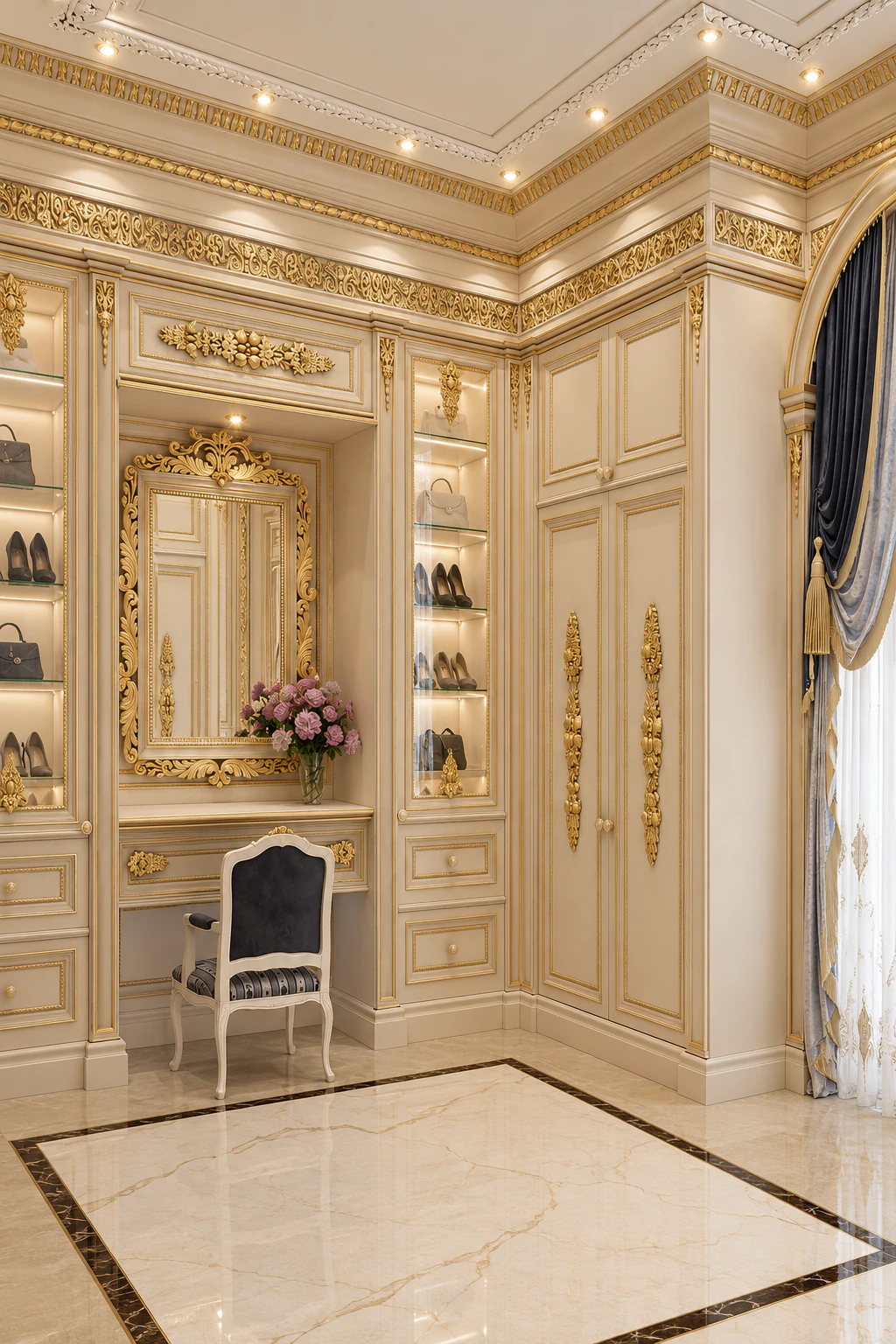 interior design Dubai for wardrobe