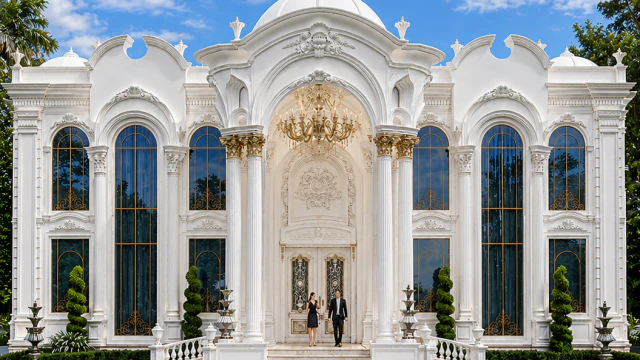 Timeless Classic Residential Villa in Iraq: Luxury Villa & Royal Palace Architecture by Antonovich Group