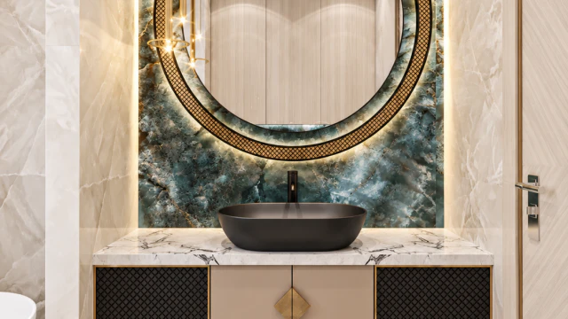 NEW BATHROOM DESIGN WITH LUXURY INTERIORS