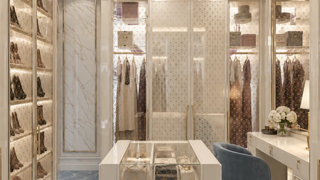 Stylish Chic dressing room design