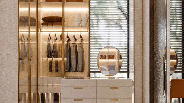 Dressing Room with Window
