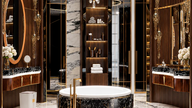 AN OPEN-SPACED SETTING FOR THE MASTER BATHROOM