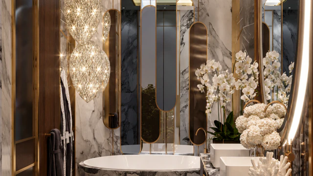 interior design Dubai bathroom