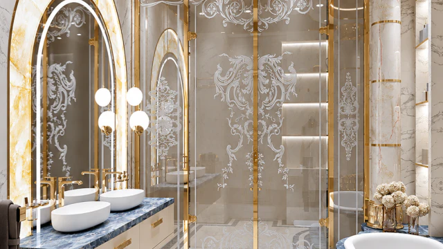 تصميم حمام ارستقراطي