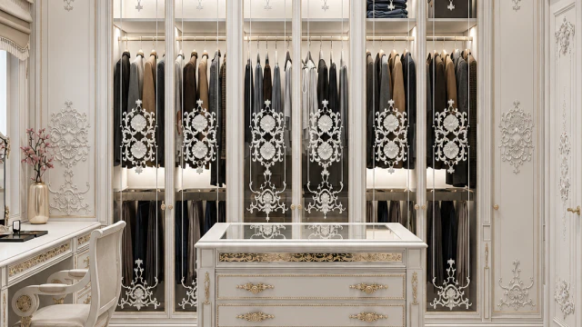 Classic Master Dressing Room Design