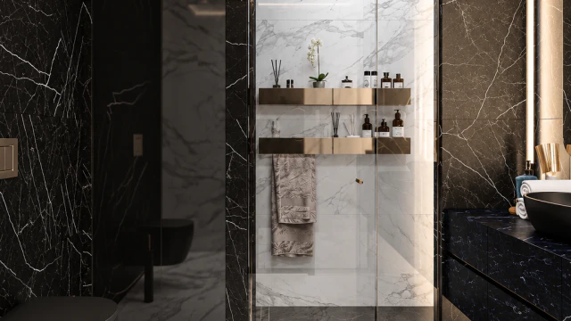 MINIMALIST BATHROOM IN LUXURY DESIGN