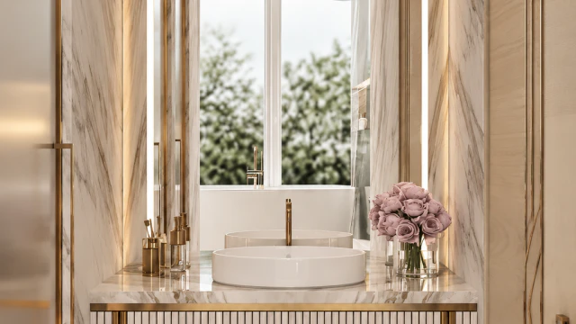 Original bathroom interior