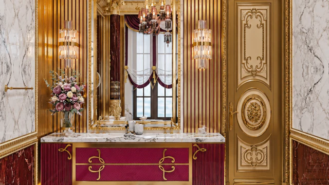 Master bathroom interior design