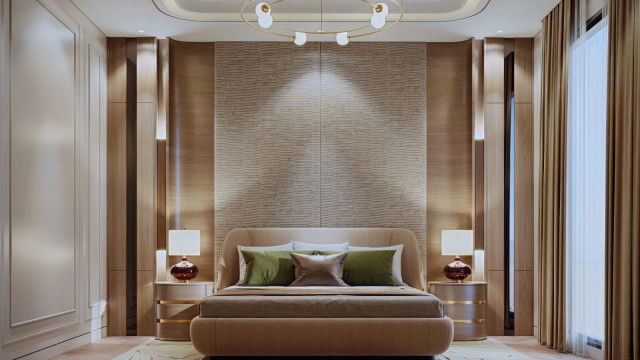 غرفة النوم النيقة في المنزل