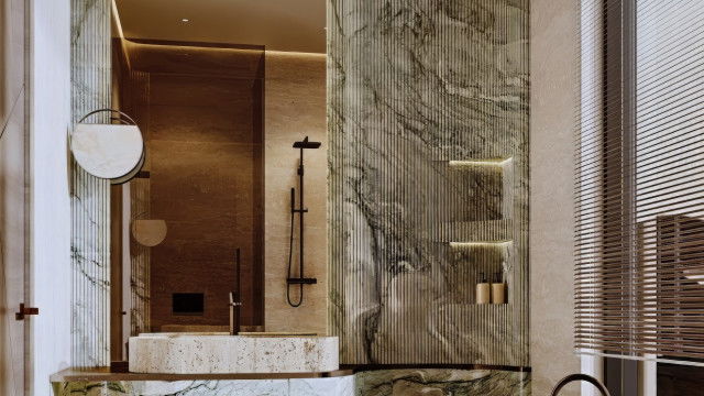 LUMINOUS STYLE BATHROOM INTERIOR DESIGN