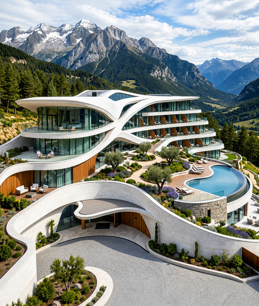 Luxury Hotel Architecture Project