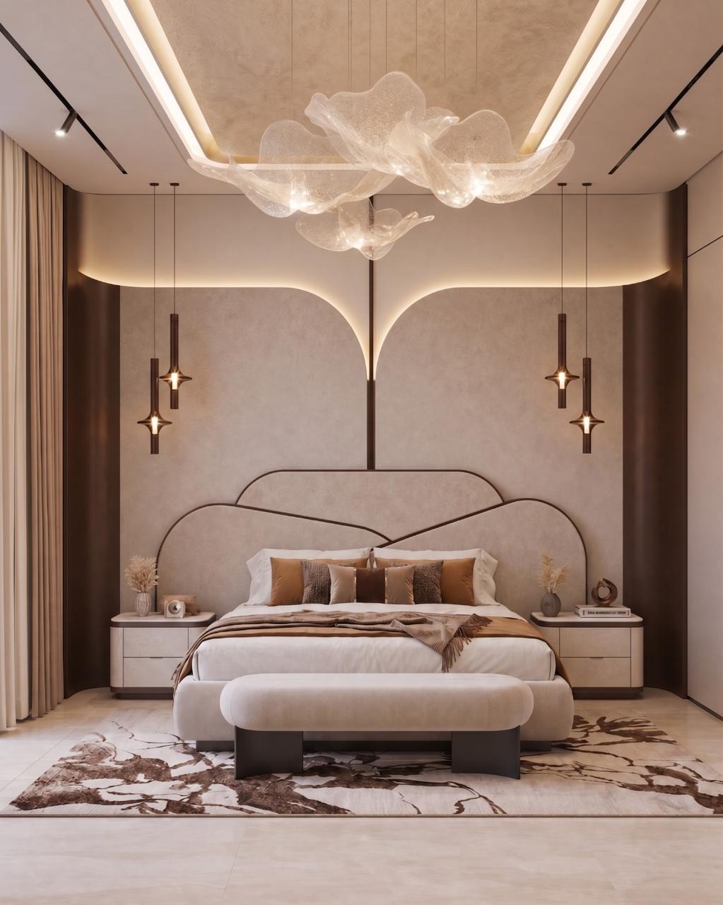Luxury Bedroom Design in Dubai