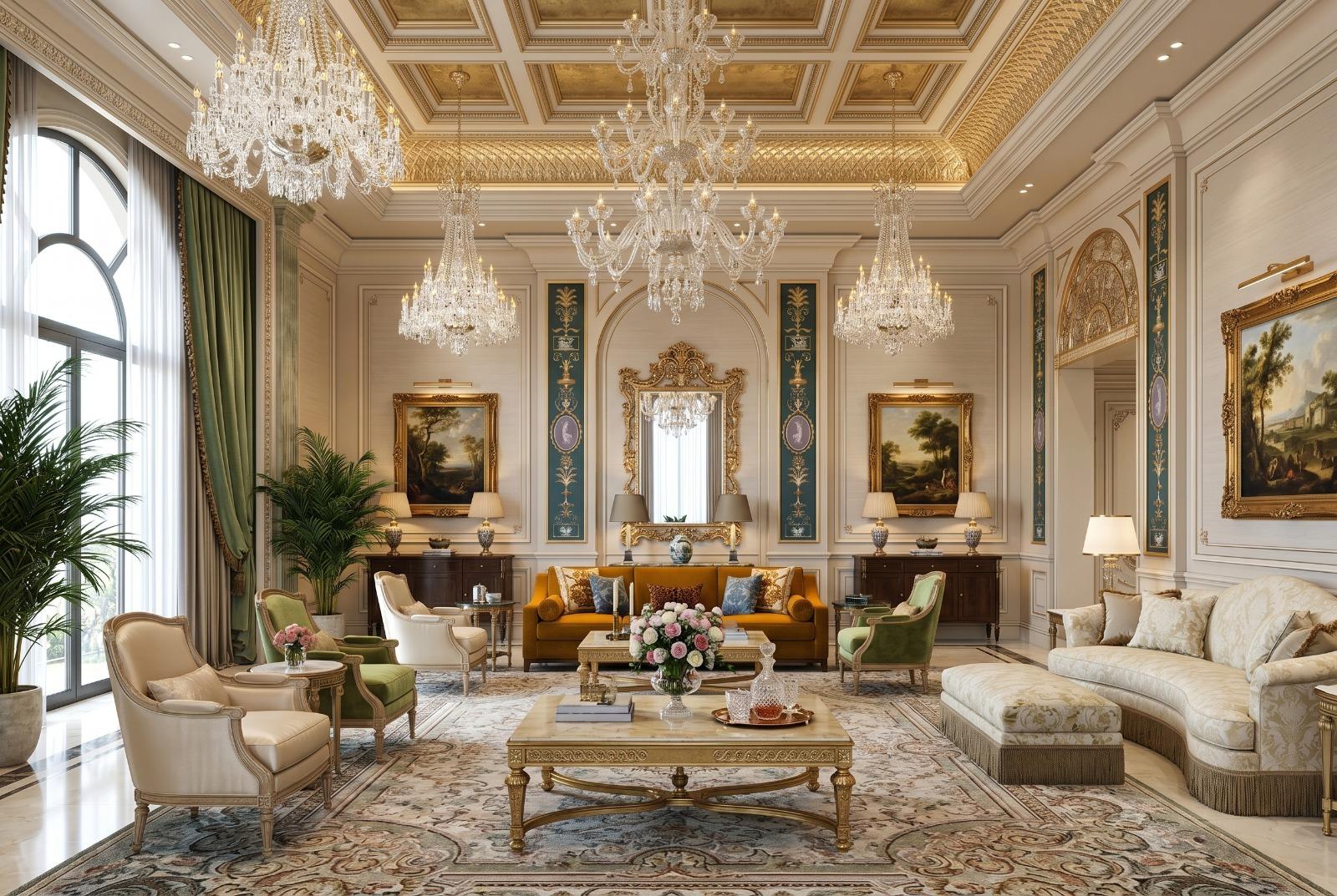 Magnificent majlis interior