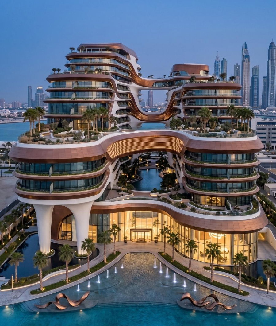 Modern city architecture
