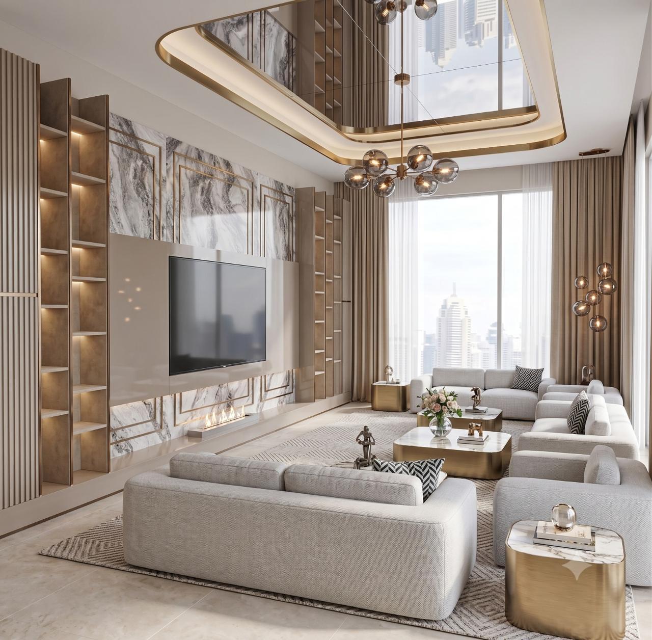 Customized Furniture for Luxury Sitting Room