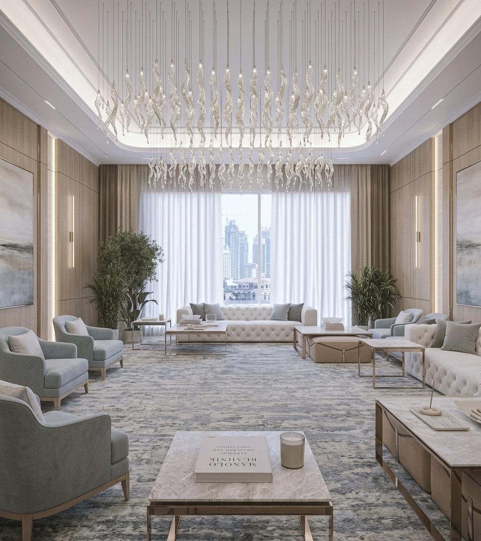 Neoclassical Features In Luxurious Interior
