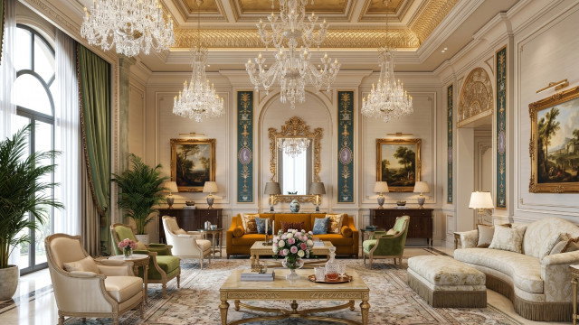 Magnificent majlis interior