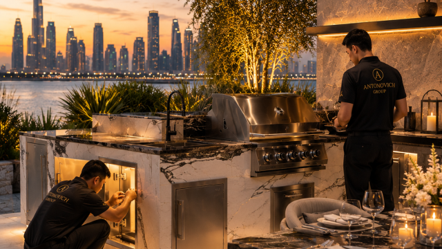 OUTDOOR BARBECUE AREA DESIGN