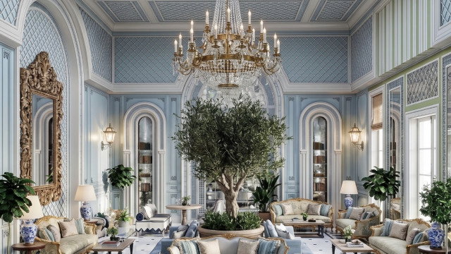 Italian style interior design for home in Riyadh