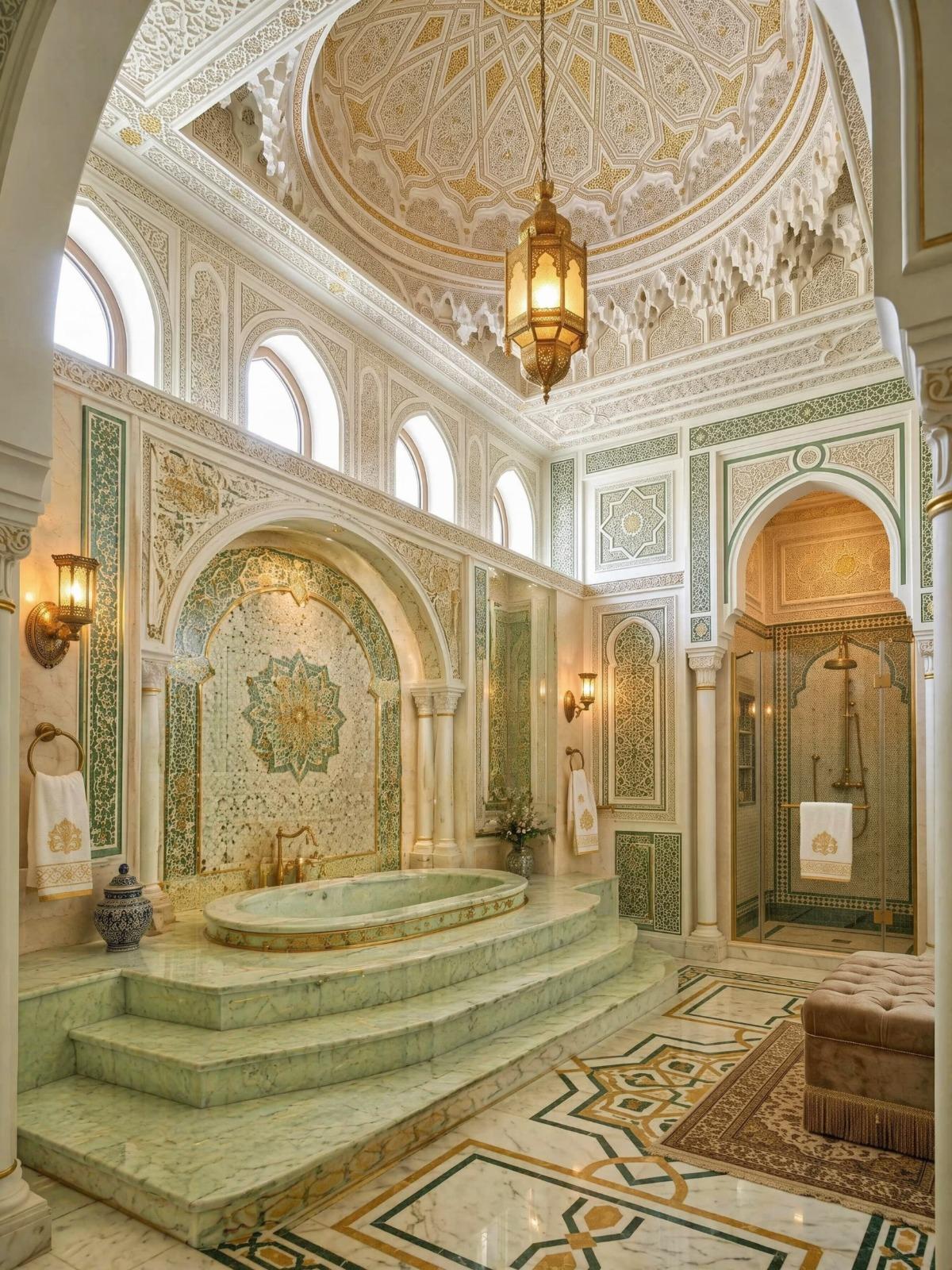 Master bathroom decoration