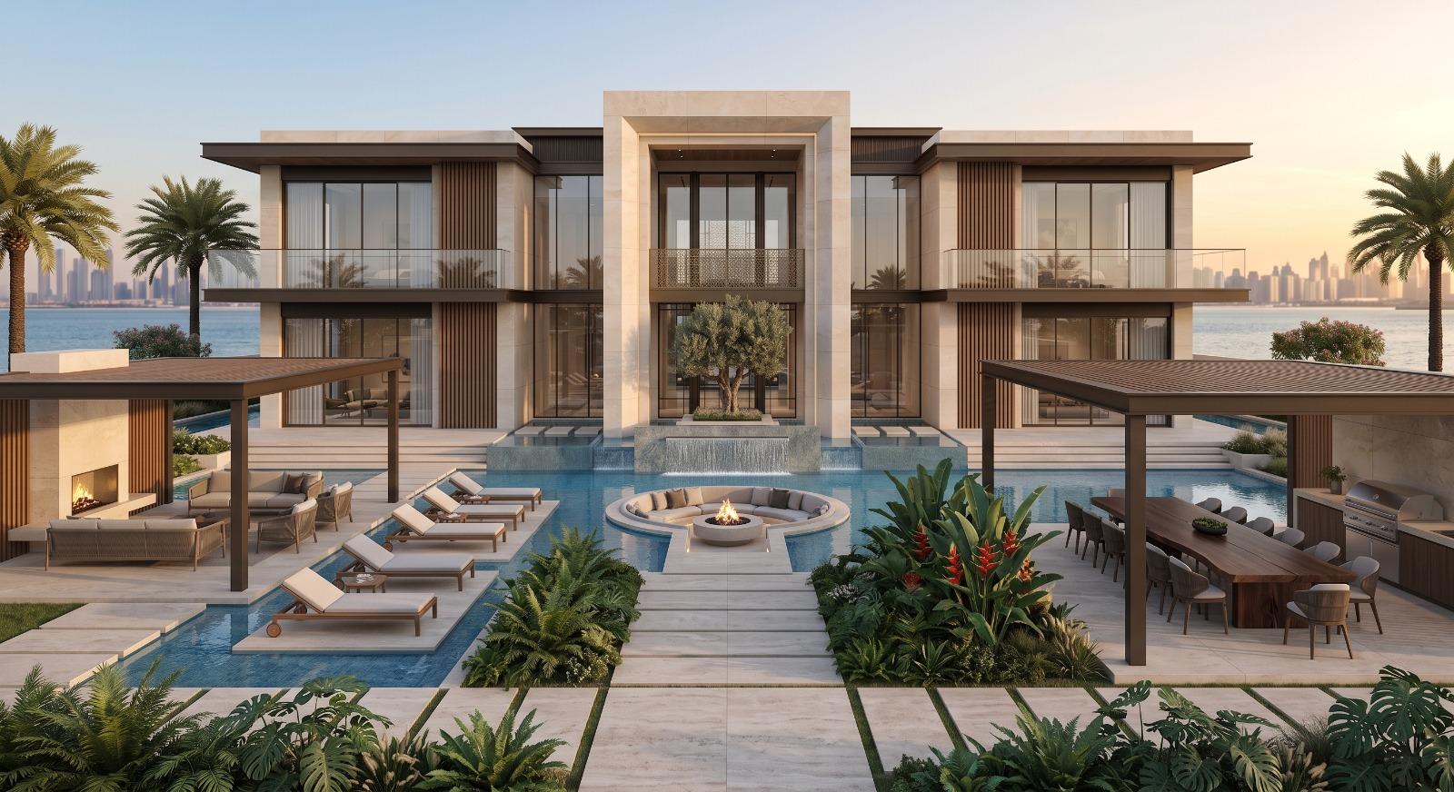 Elite villa exterior design