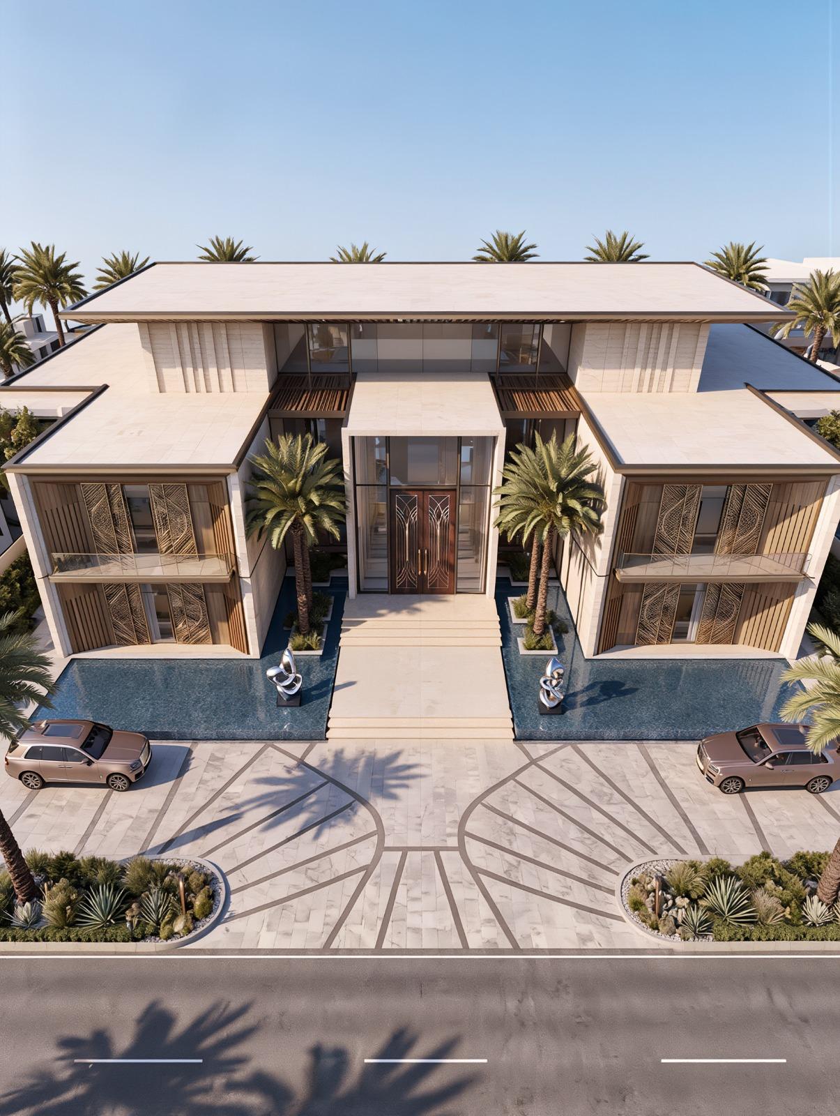 modern villa exterior design