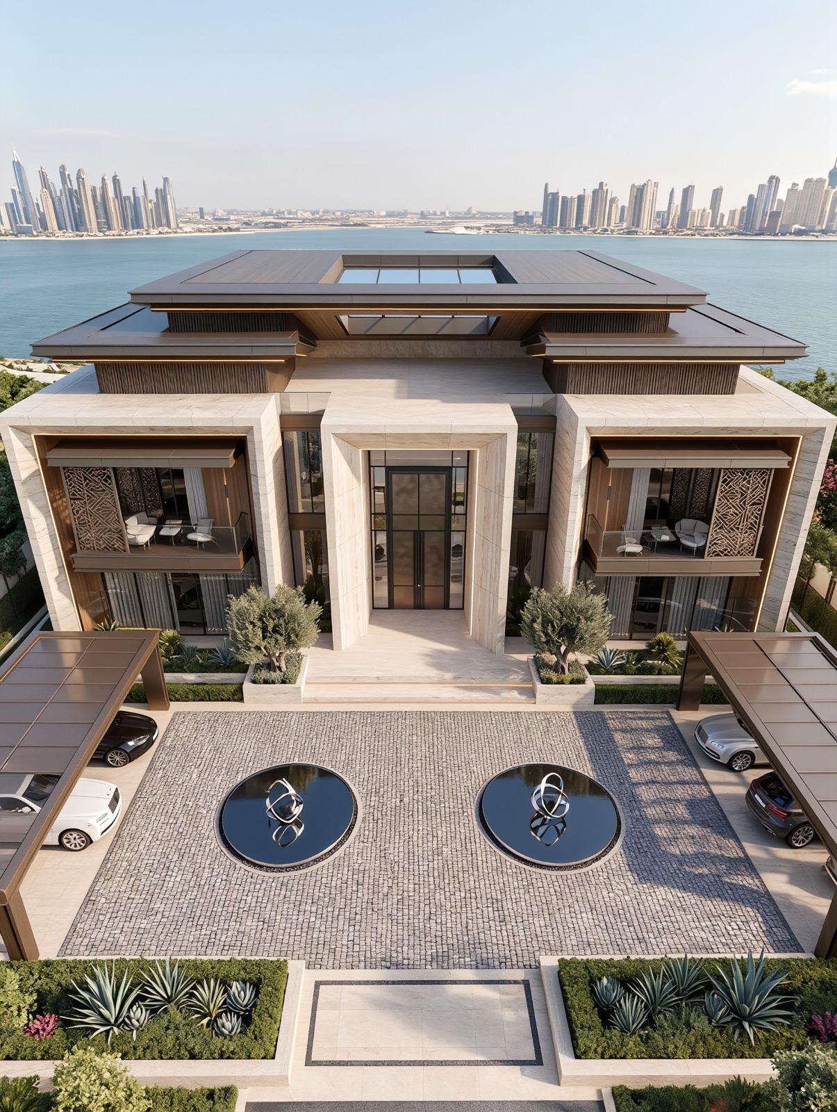 Villas Exterior Design in Dubai