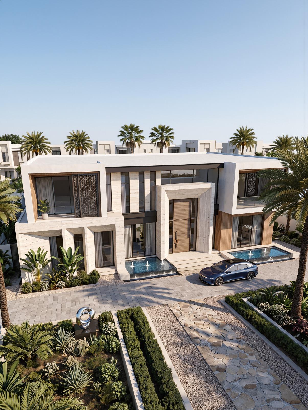 LUXURY VILLA EXTERIOR & LANDSCAPE RENOVATION