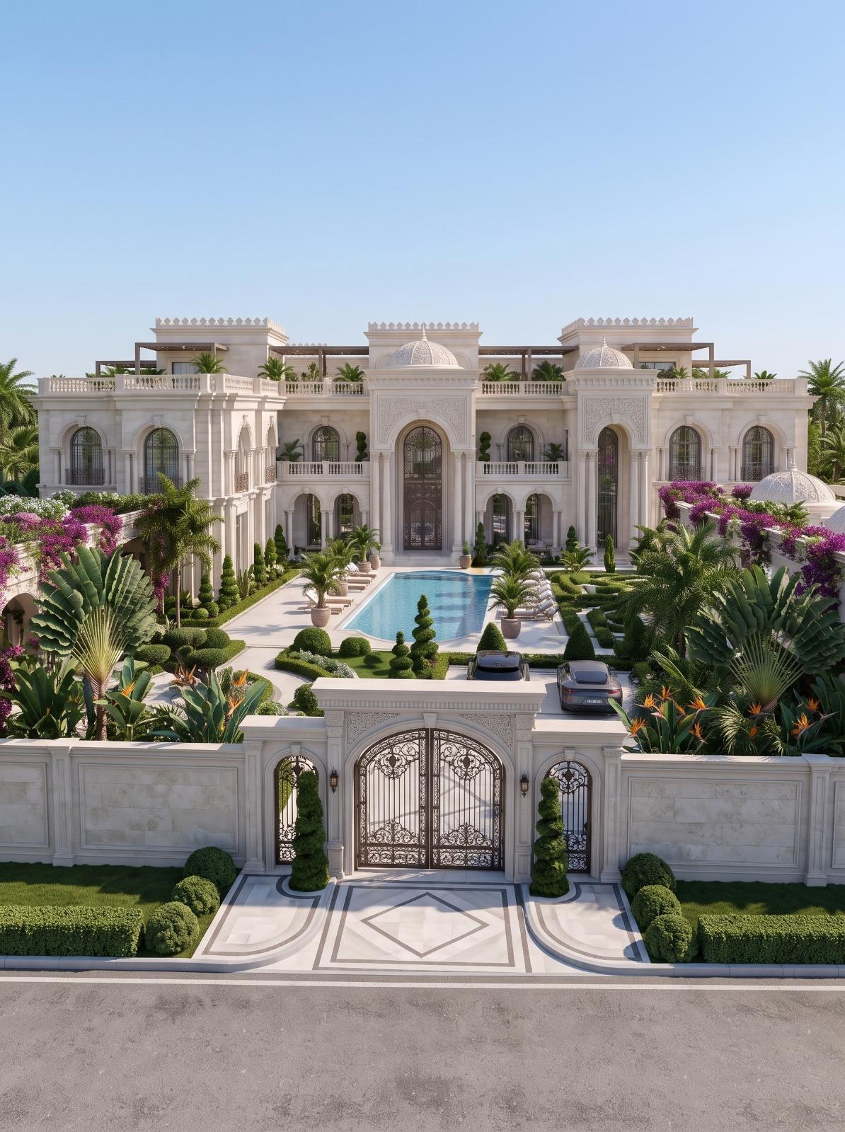 Luxury Villa Exteriors Design Abu Dhabi