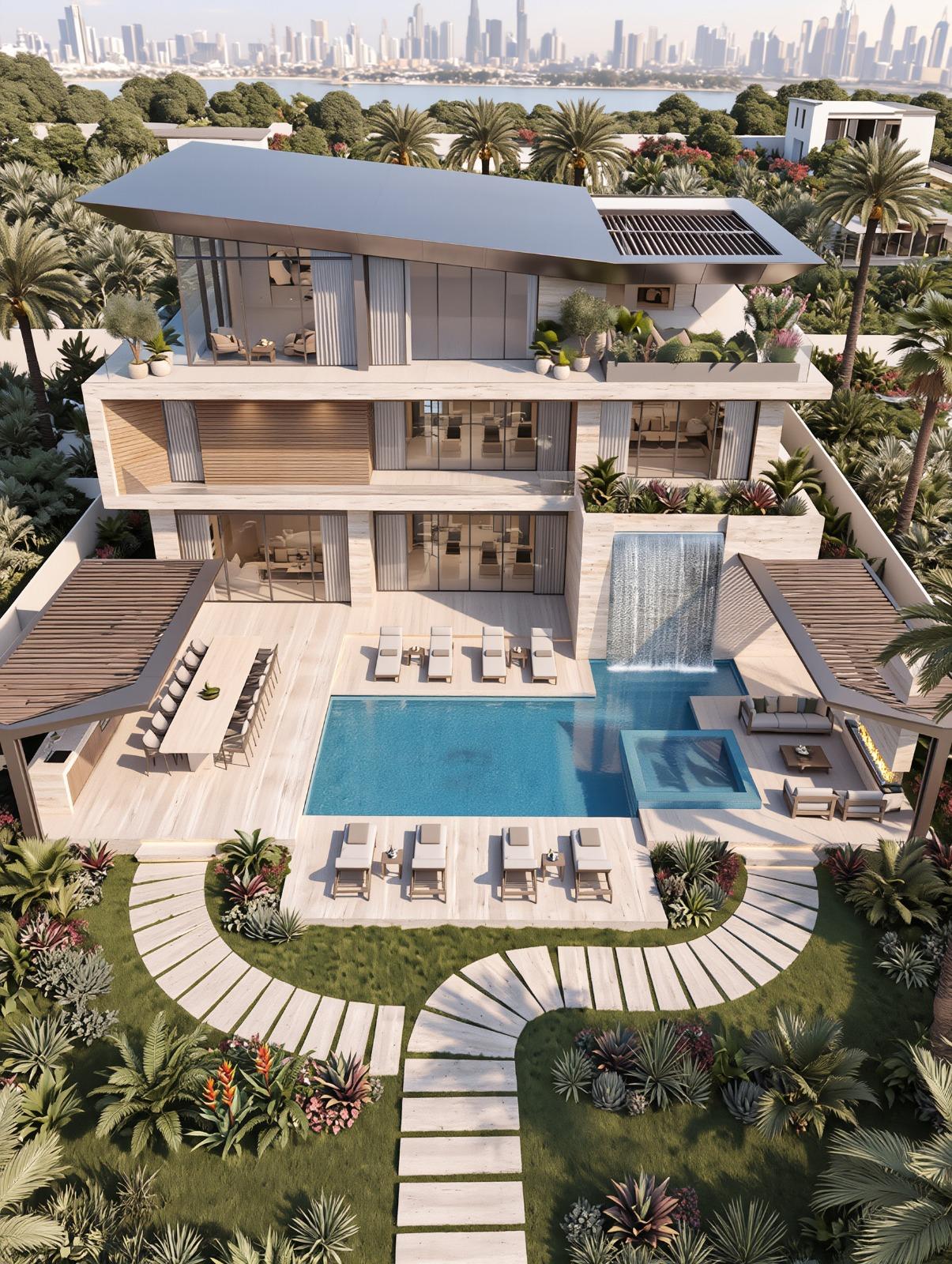 Architecture drawing for residential projects by Antonovich Design