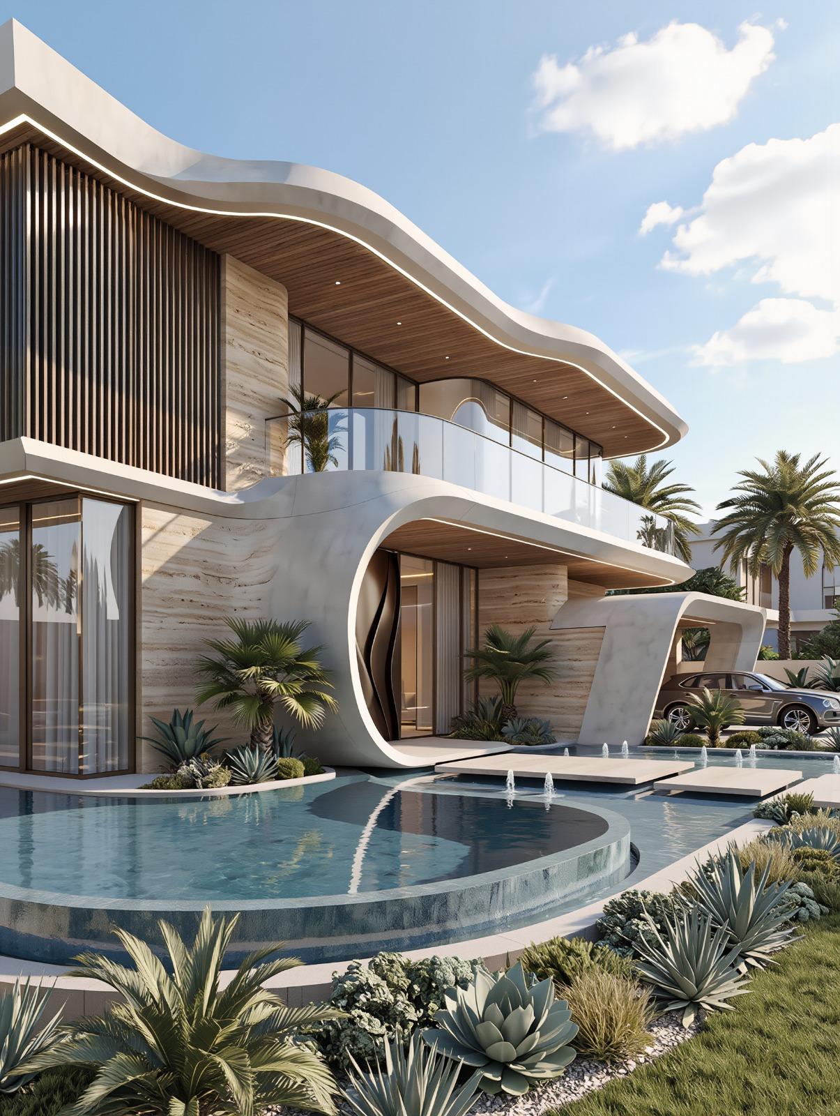 Modern exterior in UAE
