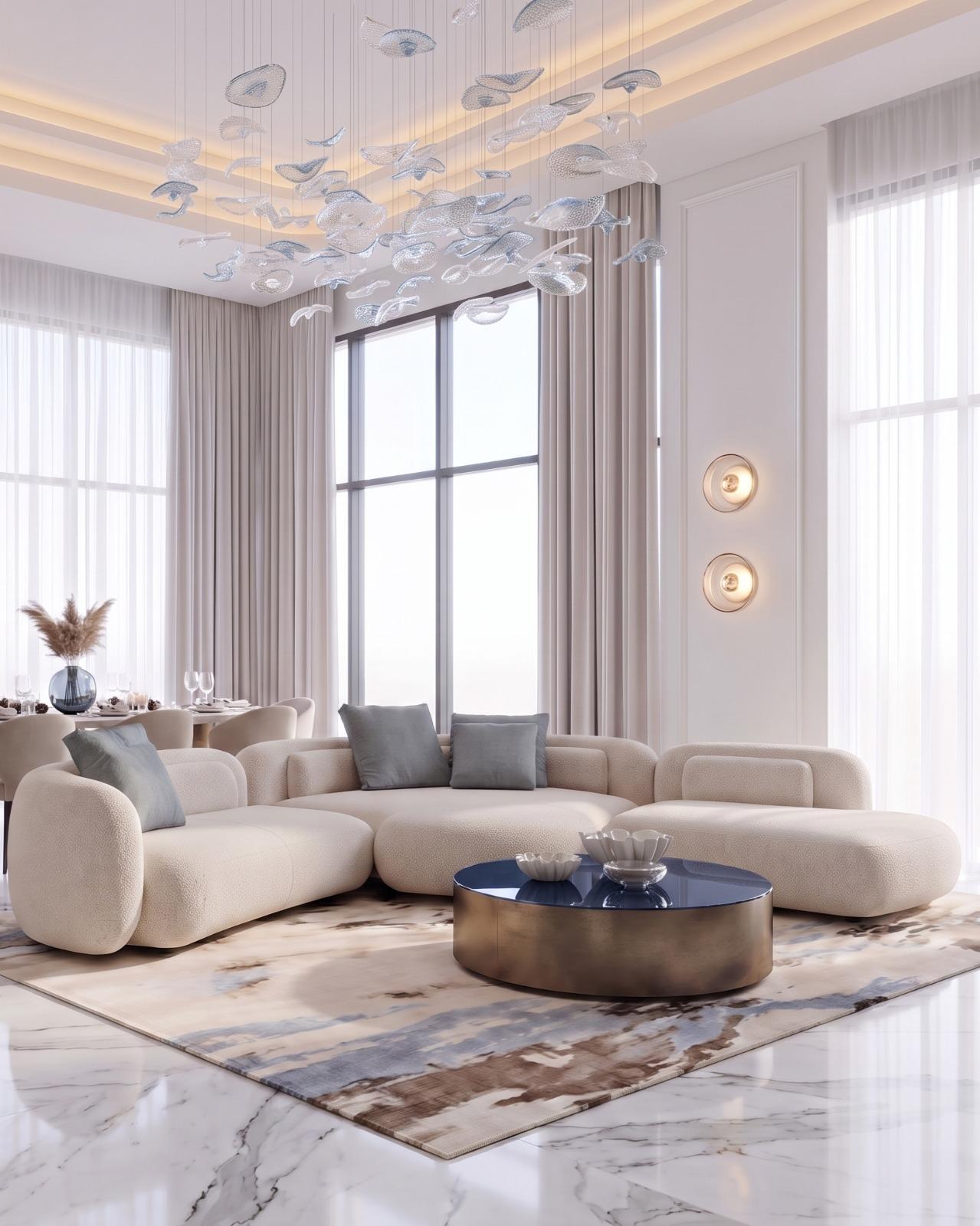 تصميم داخلي راقي في الامارات