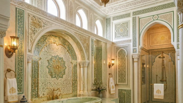 ديكور الحمام الرئيسي