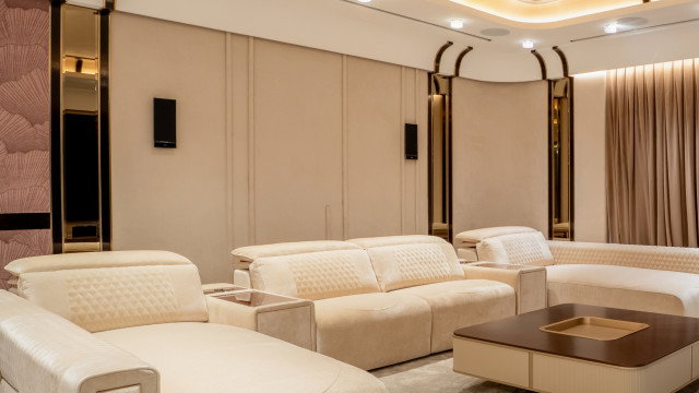 Luxury Villa Renovation in Dubai: Featuring an Immersive Home Cinema Interior Design
