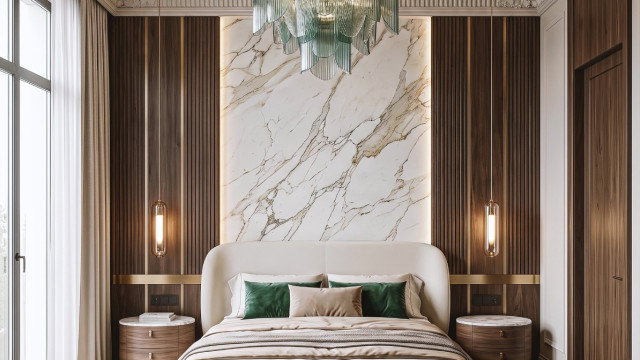 Cozy interior bedroom