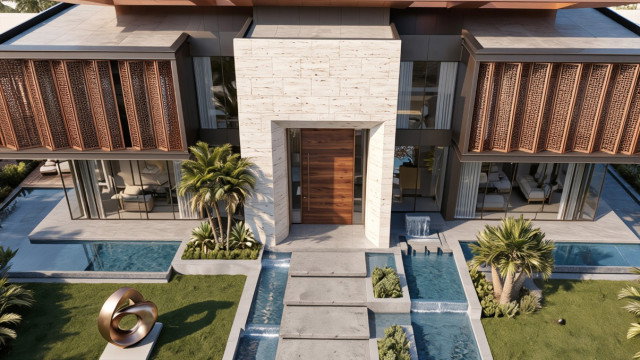 Exterior in modern style
