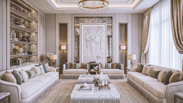 Luxury Sitting Arrangement for an Apartment