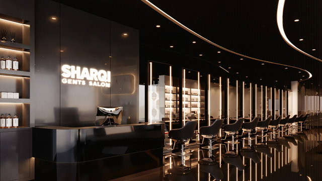 Luxury Interior Design for Barbershop