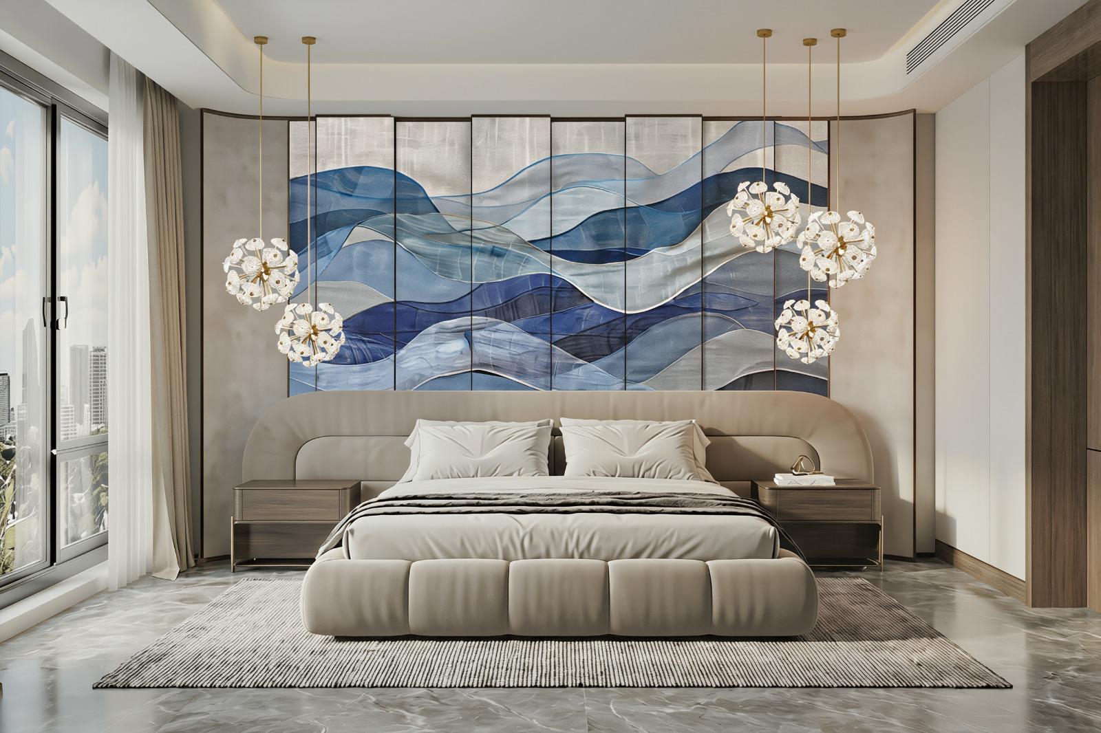 Comfortable bedroom decoration