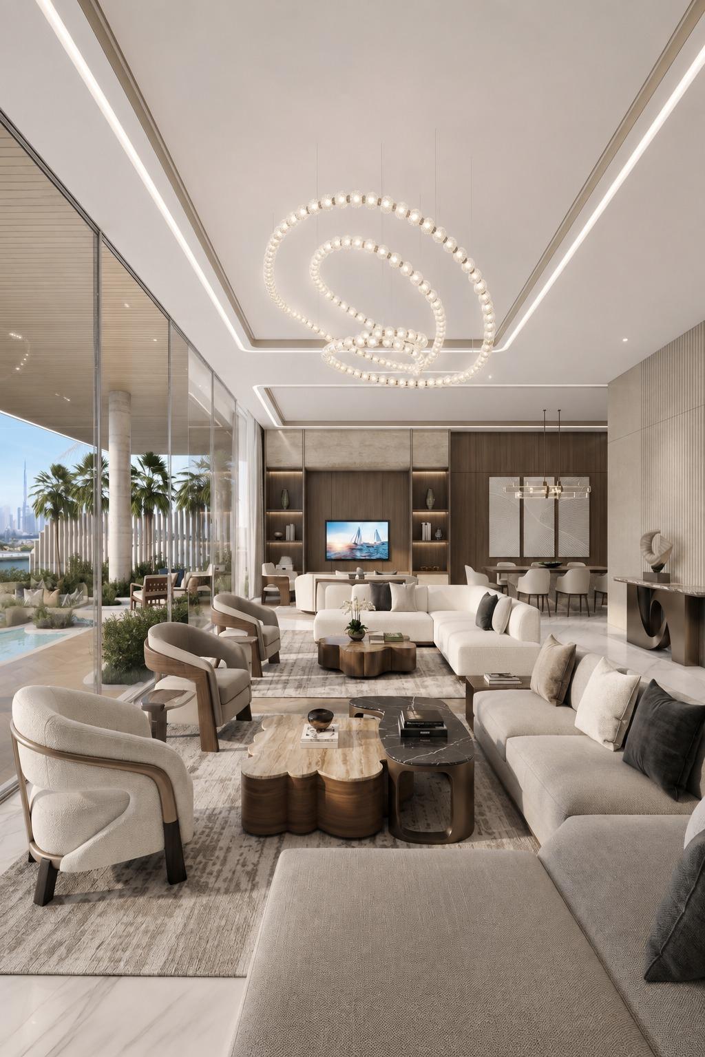 Elegant Apartment Interior Design in Dubai