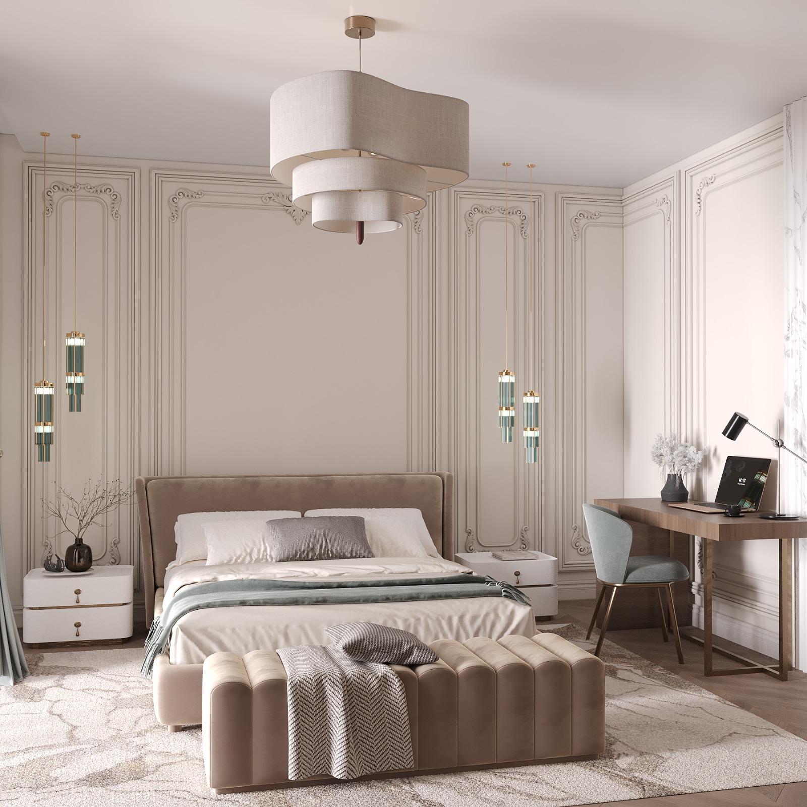 Master Bedroom Interior Design and Fit-Out by Antonovich Group