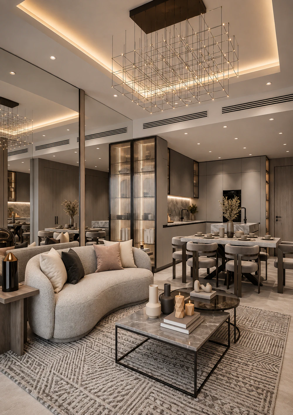 Stella Marina apartment interior and fit-out in Dubai