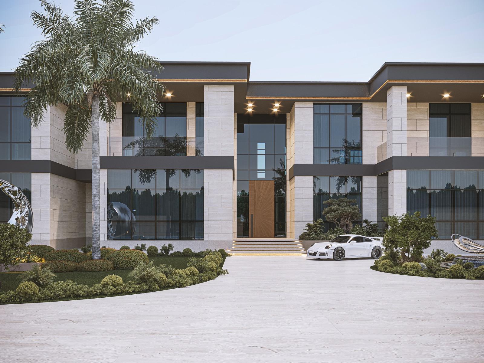 Luxury Villa Exterior Abu Dhabi