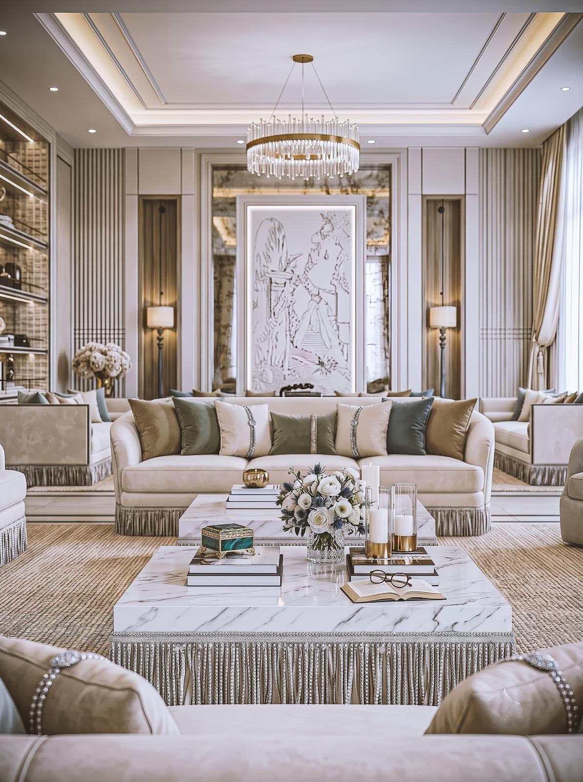Luxury Chic Villa Interior Design