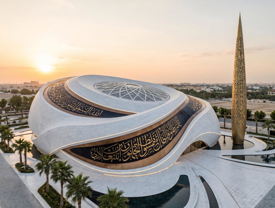 Visionary Mosque Design Concept