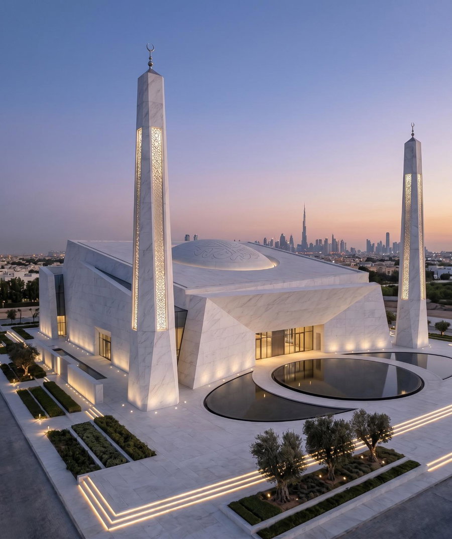 Luxury Landmark Mosque Concept