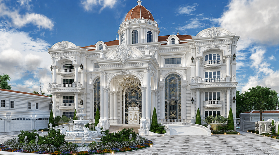 Imperial Palace Villa in Cambodia: A Grand Vision of Timeless Palace Architecture
