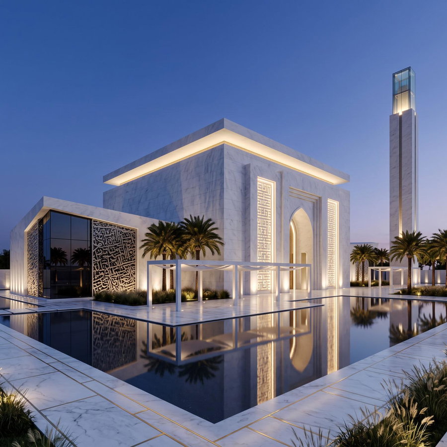 Light and Shadow: A New Language of Contrast in Mosque Architecture