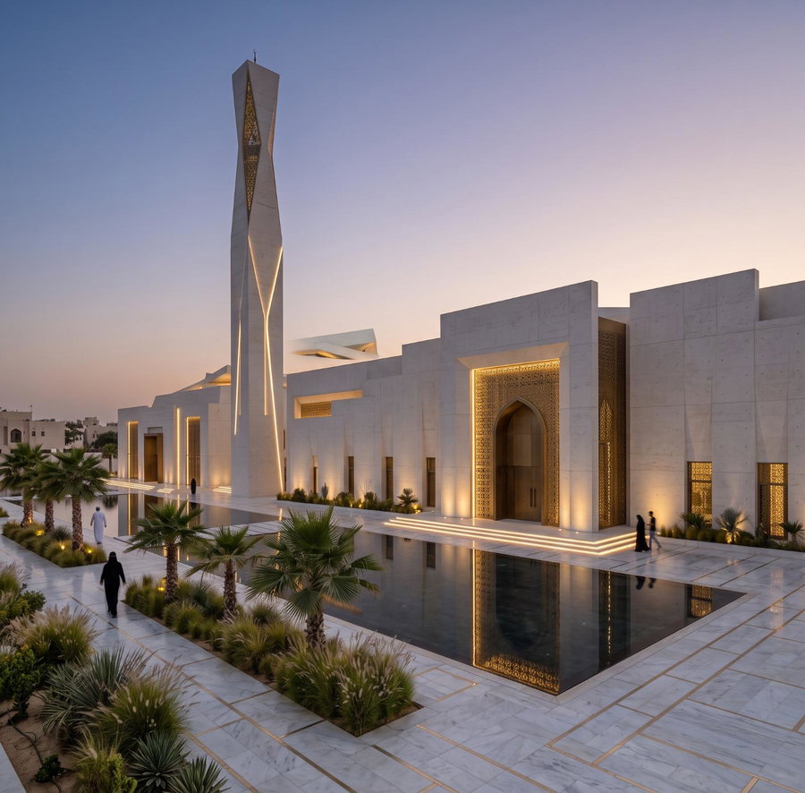 Luxury Mosque: Engineering and Turnkey Construction