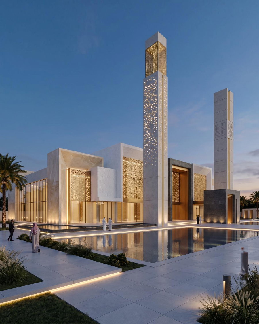 Redefining Sacred Spaces: Modern Mosque Concept